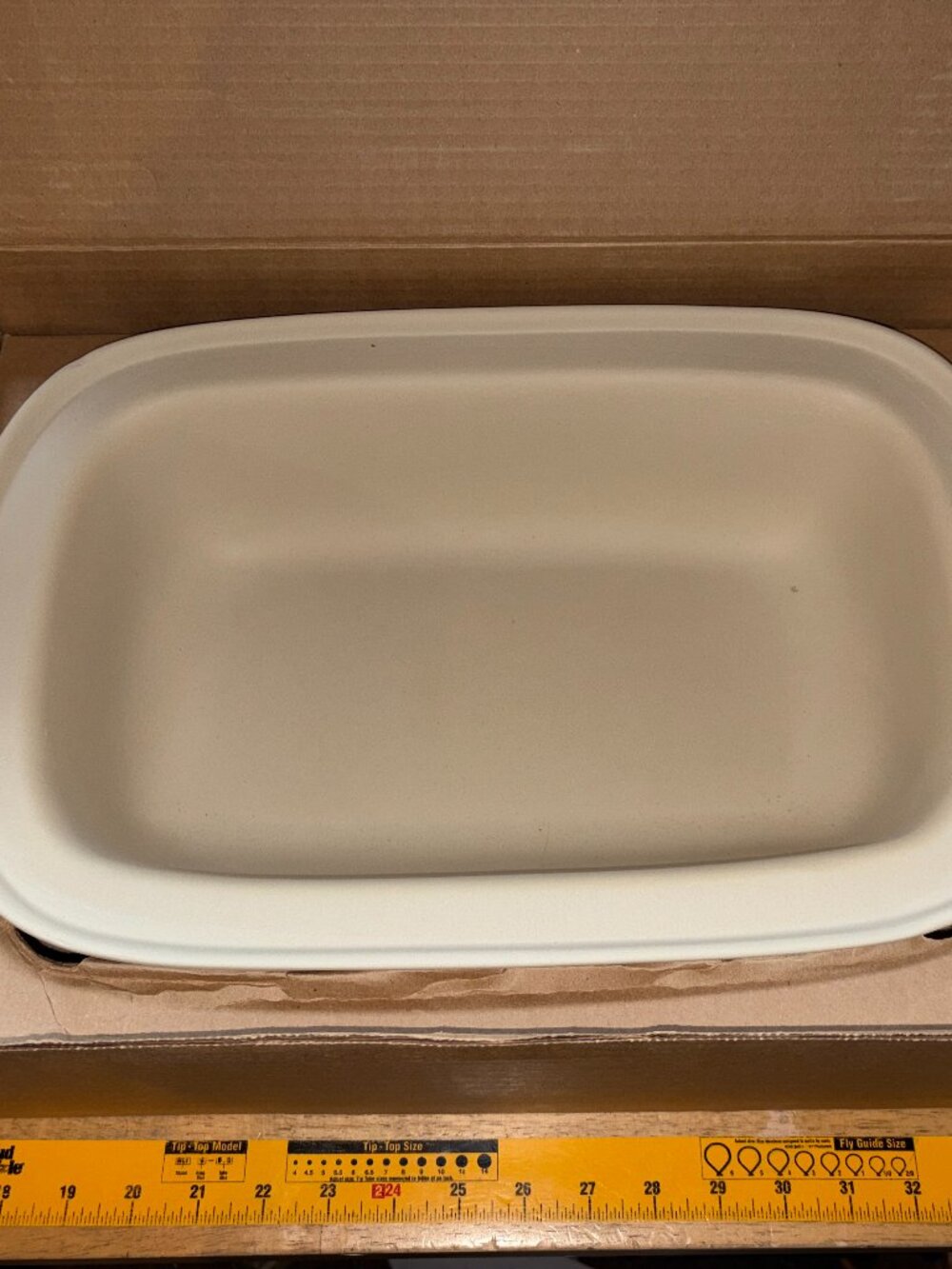 Pampered Chef Rectangular Lid/Bowl Baker #1435, Family Heritage New Open Box
